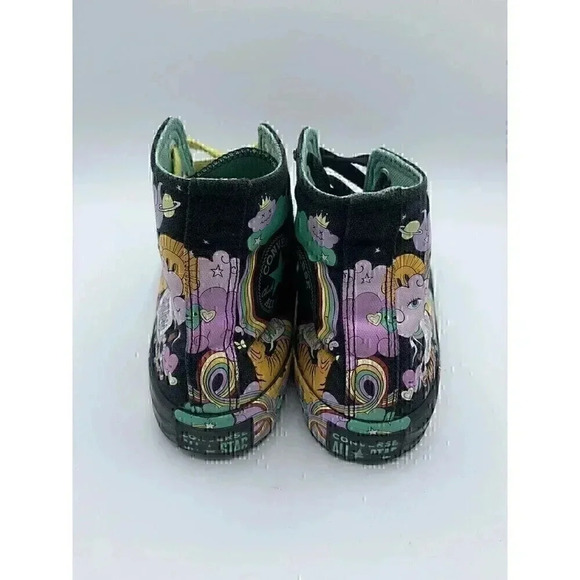 Converse Notebook Print Chuck Taylor All Star Hi Top Sneakers Youth size 3 - Picture 2 of 8